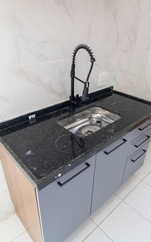Apartamento à venda com 44m², 2 quartos e 1 vaga Apartamento à venda com 44m², 2 quartos e 1 vagaCozinha e Área de Serviço