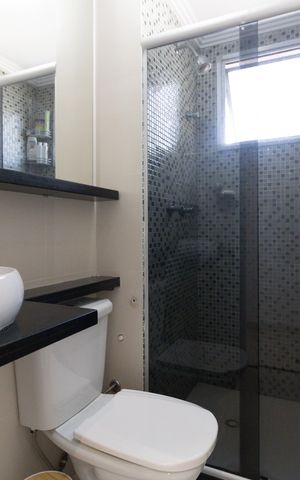 Apartamento para alugar com 49m², 2 quartos e 1 vaga Apartamento para alugar com 49m², 2 quartos e 1 vagaBanheiro