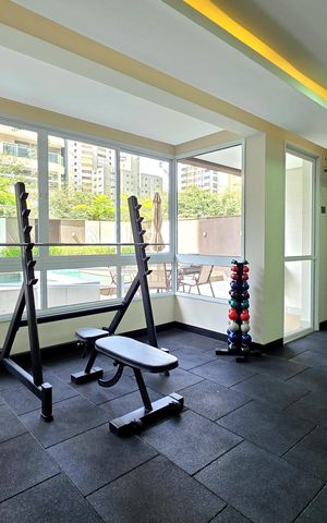 Studio para alugar com 31m², 1 quarto e 1 vaga Studio para alugar com 31m², 1 quarto e 1 vagaAcademia
