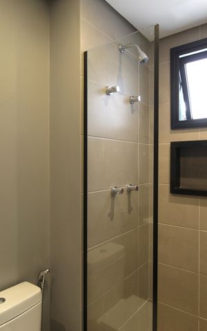 Apartamento à venda com 84m², 3 quartos e 2 vagasBanheiro da Suíte