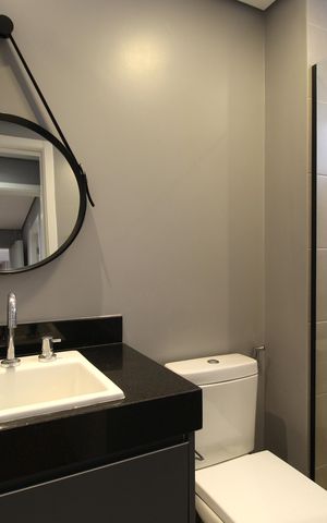 Apartamento à venda com 84m², 3 quartos e 2 vagasBanheiro da Suíte