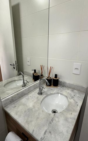 Apartamento para alugar com 36m², 1 quarto e 1 vaga Apartamento para alugar com 36m², 1 quarto e 1 vagaBanheiro
