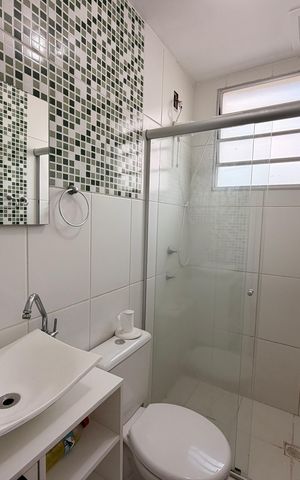 Apartamento à venda com 51m², 2 quartos e 1 vagaBanheiro Social