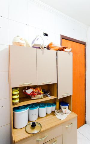 Studio à venda com 38m², 1 quarto e sem vagaCozinha 