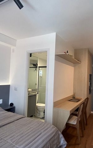 Studio para alugar com 25m², 1 quarto e sem vaga