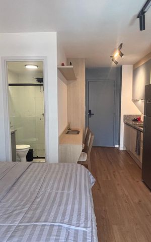 Studio para alugar com 25m², 1 quarto e sem vaga