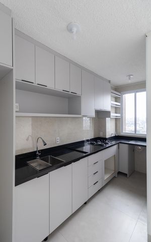 Apartamento para alugar com 38m², 2 quartos e 1 vaga Apartamento para alugar com 38m², 2 quartos e 1 vagaCozinha e Área de Serviço