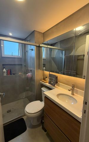 Apartamento à venda com 104m², 2 quartos e 1 vaga Apartamento à venda com 104m², 2 quartos e 1 vagaBanheiro 3