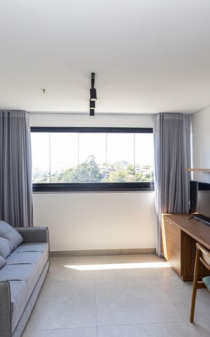 Apartamento para alugar com 42m², 1 quarto e 1 vagaVaranda da Sala 1