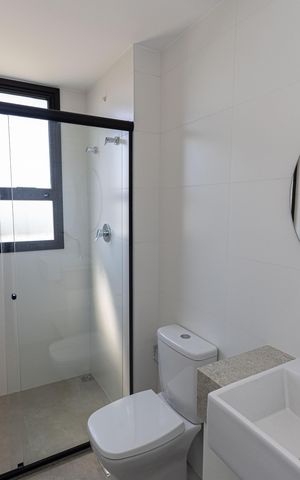 Apartamento para alugar com 42m², 1 quarto e 1 vagaBanheiro da Suíte 1