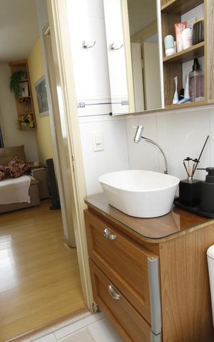 Apartamento para alugar com 52m², 2 quartos e 1 vagaBanheiro Social