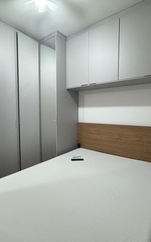 Apartamento à venda com 40m², 2 quartos e 1 vagaQuarto 2