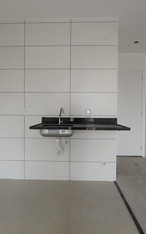 Studio à venda com 34m², 1 quarto e sem vagaCozinha
