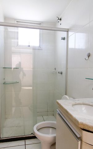 Apartamento à venda com 52m², 2 quartos e 1 vagaBanheiro Social