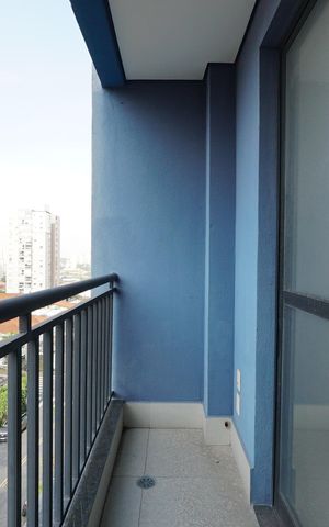 Studio à venda com 28m², 1 quarto e sem vagaVaranda