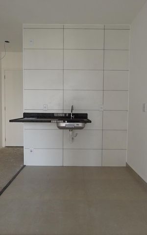 Studio à venda com 26m², 1 quarto e 1 vagaCozinha