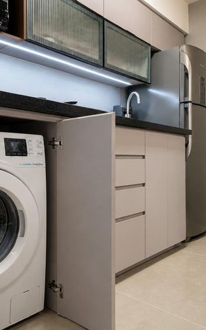 Studio para alugar com 35m², 1 quarto e sem vaga Studio para alugar com 35m², 1 quarto e sem vagaÁrea de serviço