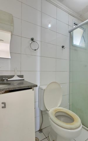 Apartamento para alugar com 71m², 3 quartos e 1 vaga Apartamento para alugar com 71m², 3 quartos e 1 vagaBanheiro 2
