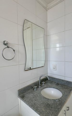 Apartamento para alugar com 71m², 3 quartos e 1 vaga Apartamento para alugar com 71m², 3 quartos e 1 vagaBanheiro 1