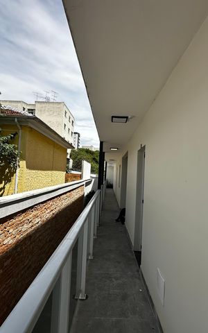 Studio para alugar com 28m², 1 quarto e sem vaga