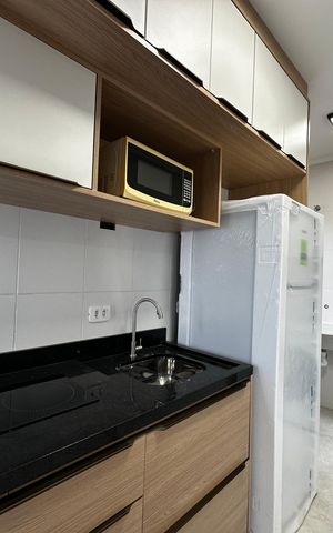 Studio para alugar com 28m², 1 quarto e sem vaga
