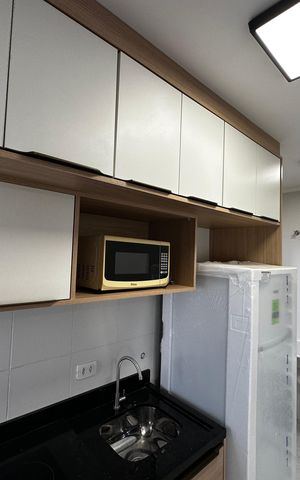Studio para alugar com 28m², 1 quarto e sem vaga