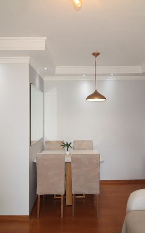 Apartamento à venda com 53m², 2 quartos e 2 vagasSala 