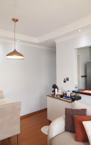 Apartamento à venda com 53m², 2 quartos e 2 vagasSala 