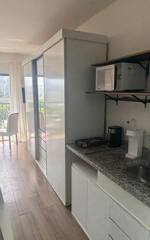 Studio para alugar com 24m², 1 quarto e sem vaga