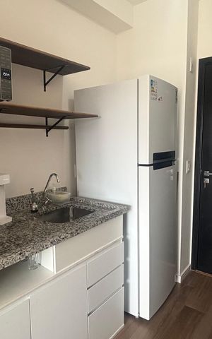 Studio para alugar com 24m², 1 quarto e sem vaga