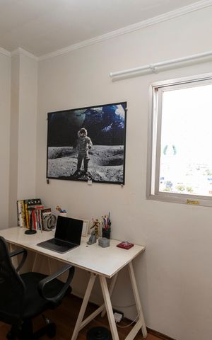 Apartamento à venda com 85m², 3 quartos e 1 vagaQUARTO Nº 3 - ESCRITÓRIO