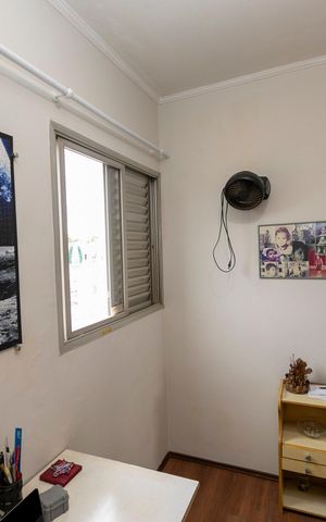 Apartamento à venda com 85m², 3 quartos e 1 vagaQUARTO Nº 3 - ESCRITÓRIO