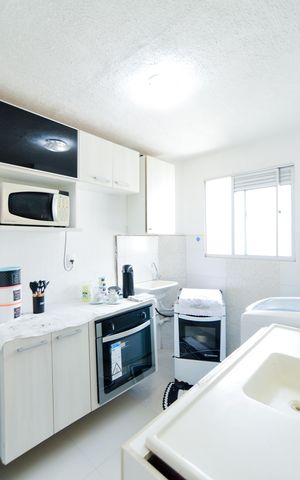 Apartamento para alugar com 42m², 2 quartos e 1 vagaCozinha e Área de Serviço