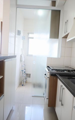 Apartamento à venda com 49m², 2 quartos e 1 vagaCozinha e Área de Serviço