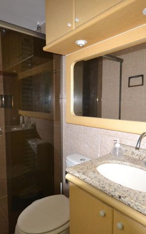Apartamento para alugar com 63m², 3 quartos e 2 vagasBanheiro 1