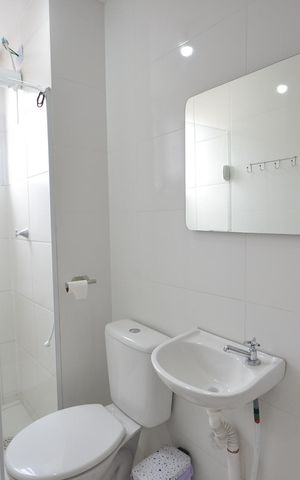 Apartamento para alugar com 40m², 2 quartos e sem vagaBanheiro
