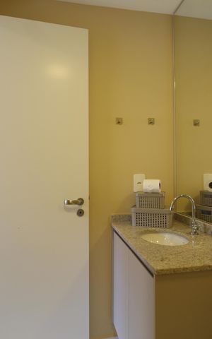 Apartamento para alugar com 33m², 1 quarto e sem vagaBanheiro da Suíte