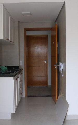 Apartamento para alugar com 36m², 2 quartos e sem vagaSala e Cozinha integrada