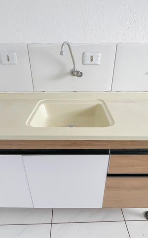 Casa para alugar com 40m², 2 quartos e sem vaga Casa para alugar com 40m², 2 quartos e sem vagaCozinha e Área de Serviço