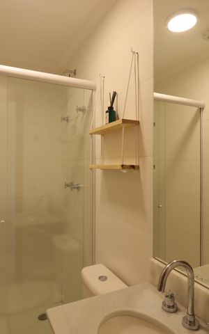 Apartamento para alugar com 60m², 2 quartos e 1 vagaBanheiro Social