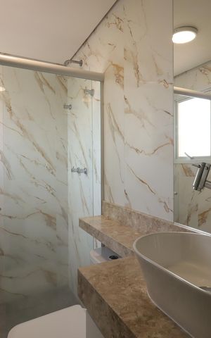 Apartamento para alugar com 60m², 2 quartos e 1 vagaBanheiro da Suíte