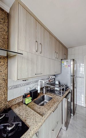 Apartamento à venda com 73m², 3 quartos e 1 vagaCozinha e Área de Serviço