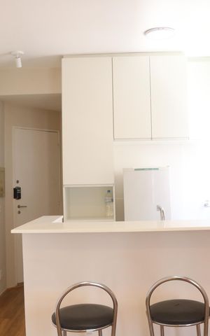 Apartamento para alugar com 45m², 1 quarto e 1 vagaCozinha e Área de Serviço