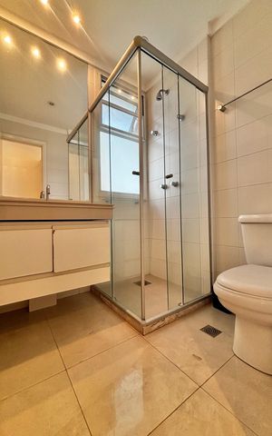 Apartamento para alugar com 105m², 2 quartos e 2 vagasBanheiro da Suíte 1