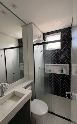 Apartamento à venda com 43m², 2 quartos e 1 vaga Apartamento à venda com 43m², 2 quartos e 1 vagaBanheiro
