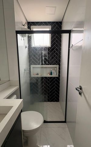 Apartamento à venda com 43m², 2 quartos e 1 vaga Apartamento à venda com 43m², 2 quartos e 1 vagaBanheiro