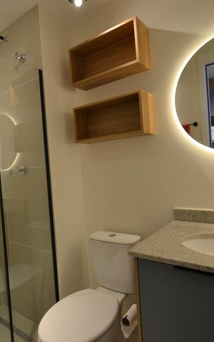 Studio à venda com 36m², 1 quarto e sem vagaBanheiro