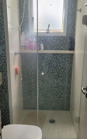 Apartamento à venda com 47m², 2 quartos e 1 vaga Apartamento à venda com 47m², 2 quartos e 1 vagaBanheiro