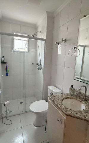 Apartamento à venda com 92m², 3 quartos e 2 vagas Apartamento à venda com 92m², 3 quartos e 2 vagasBanheiro 2