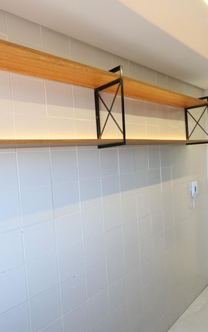 Apartamento para alugar com 55m², 2 quartos e 1 vagaCozinha e Área de Serviço